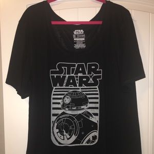 2X Star Wars tunic length t shirt